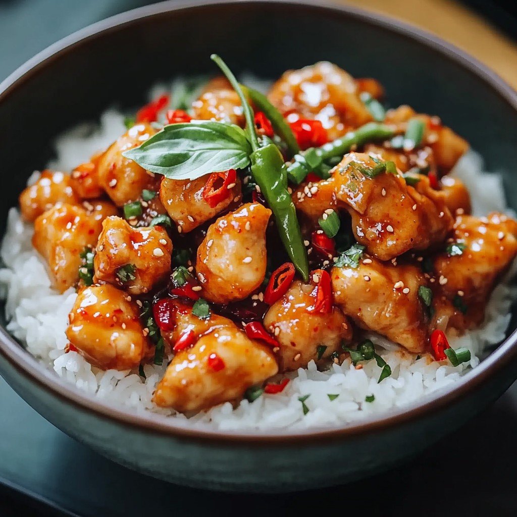 4-Ingredient Thai Sweet Chili Chicken