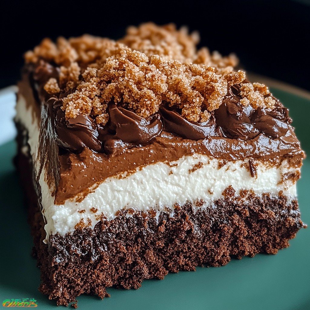 4-Ingredient Viral Choco Crunch Cake Dessert