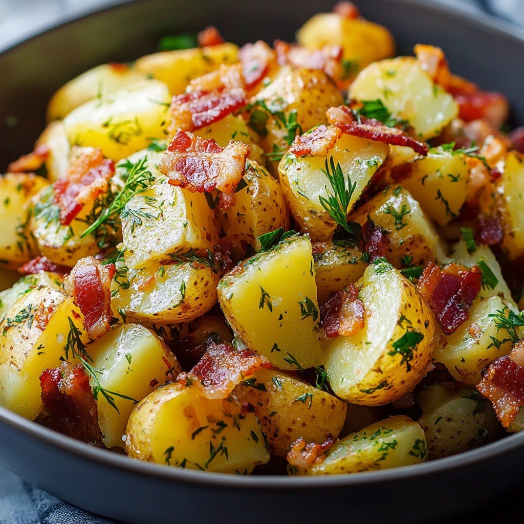 4-Ingredient Warm German Potato Salad