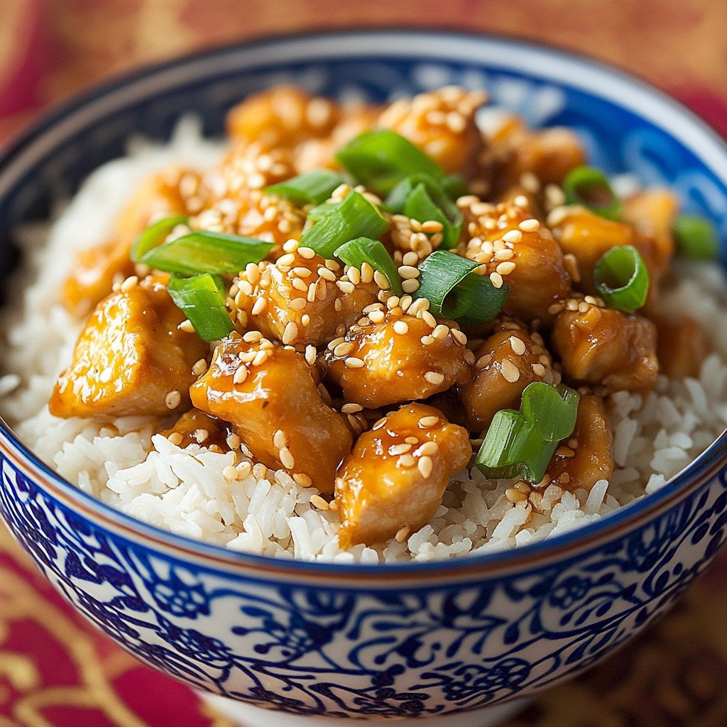 4-Step High-Protein Asian Chicken Fried Rice