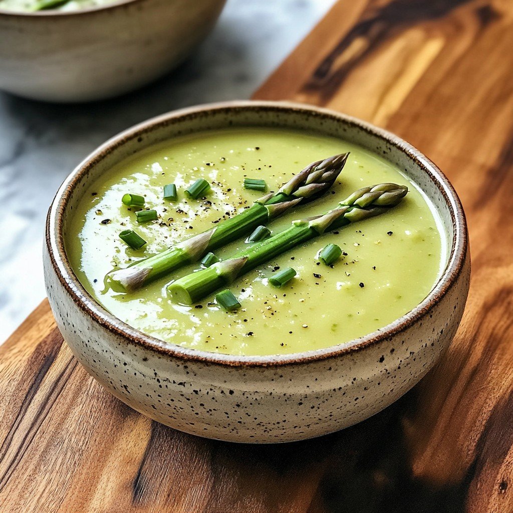 5-Ingredient Creamy Asparagus Soup (Keto-Friendly)