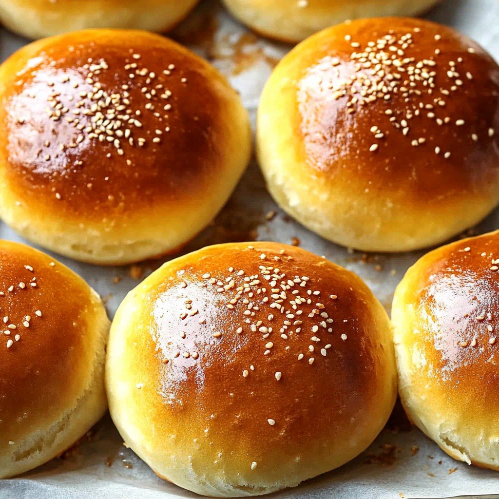 5-Ingredient Easy Homemade Bread for Beginners Hamburger Buns
