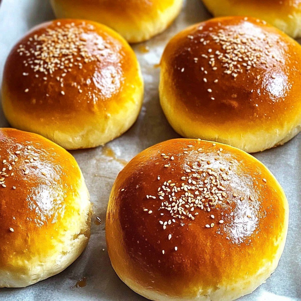 5-Ingredient Easy Homemade Bread for Beginners Hamburger Buns