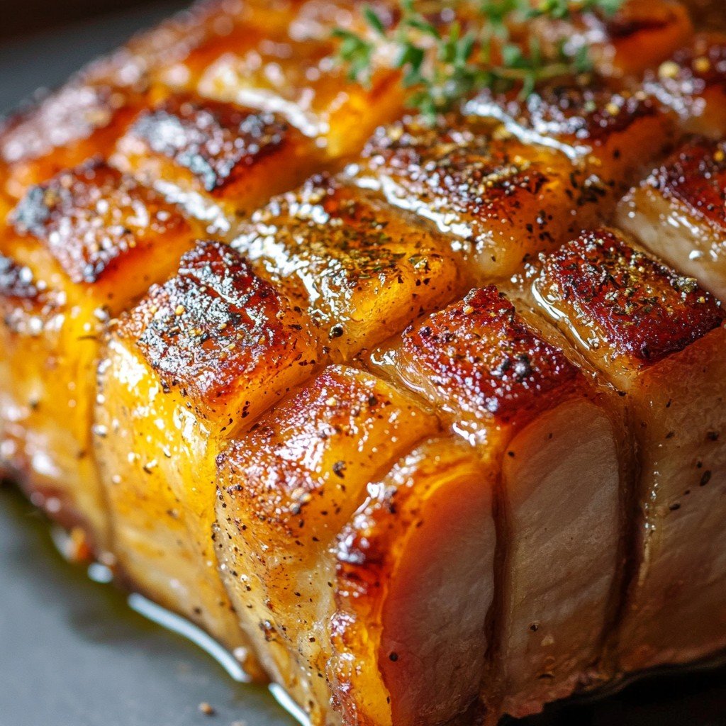 5-Ingredient Honey Mustard Pork Roast Dinner