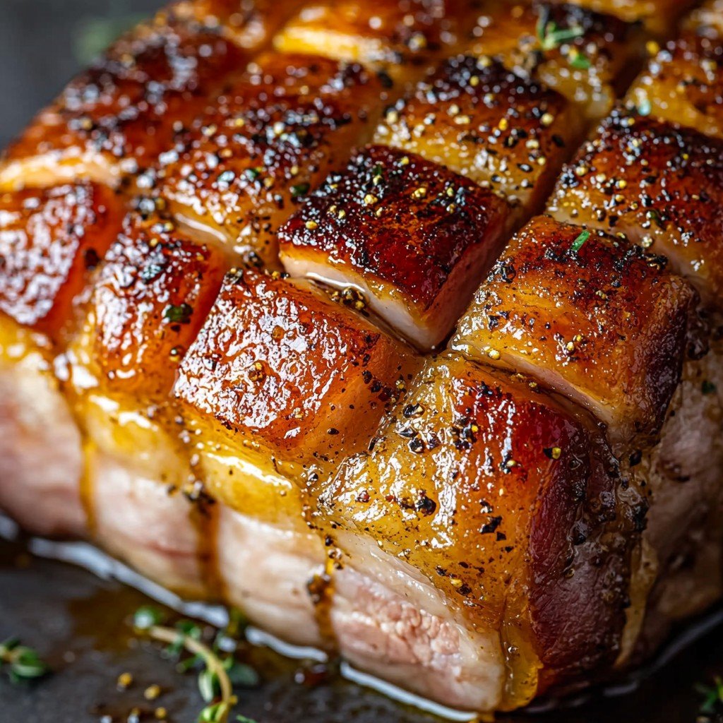 5-Ingredient Honey Mustard Pork Roast Dinner