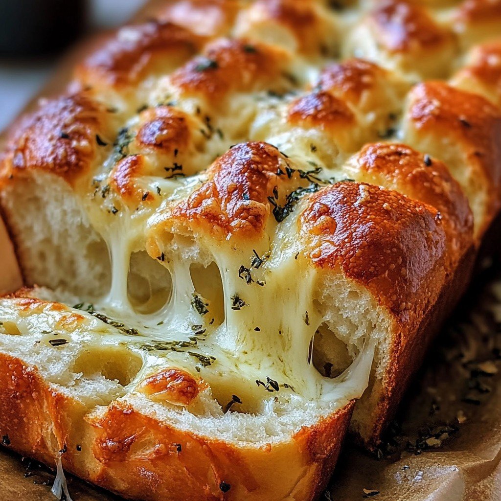 5-Ingredient Italian Herb Cheese Bread