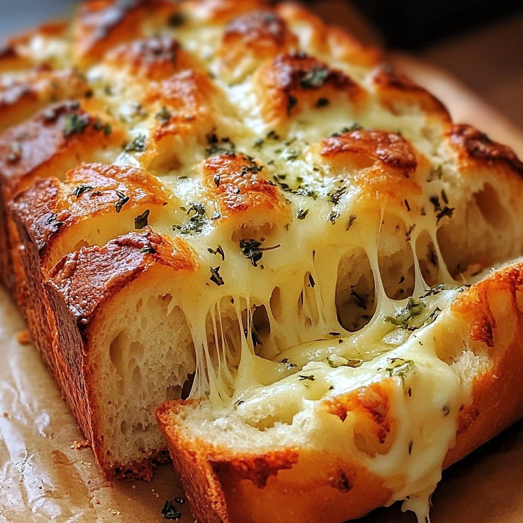 5-Ingredient Italian Herb Cheese Bread