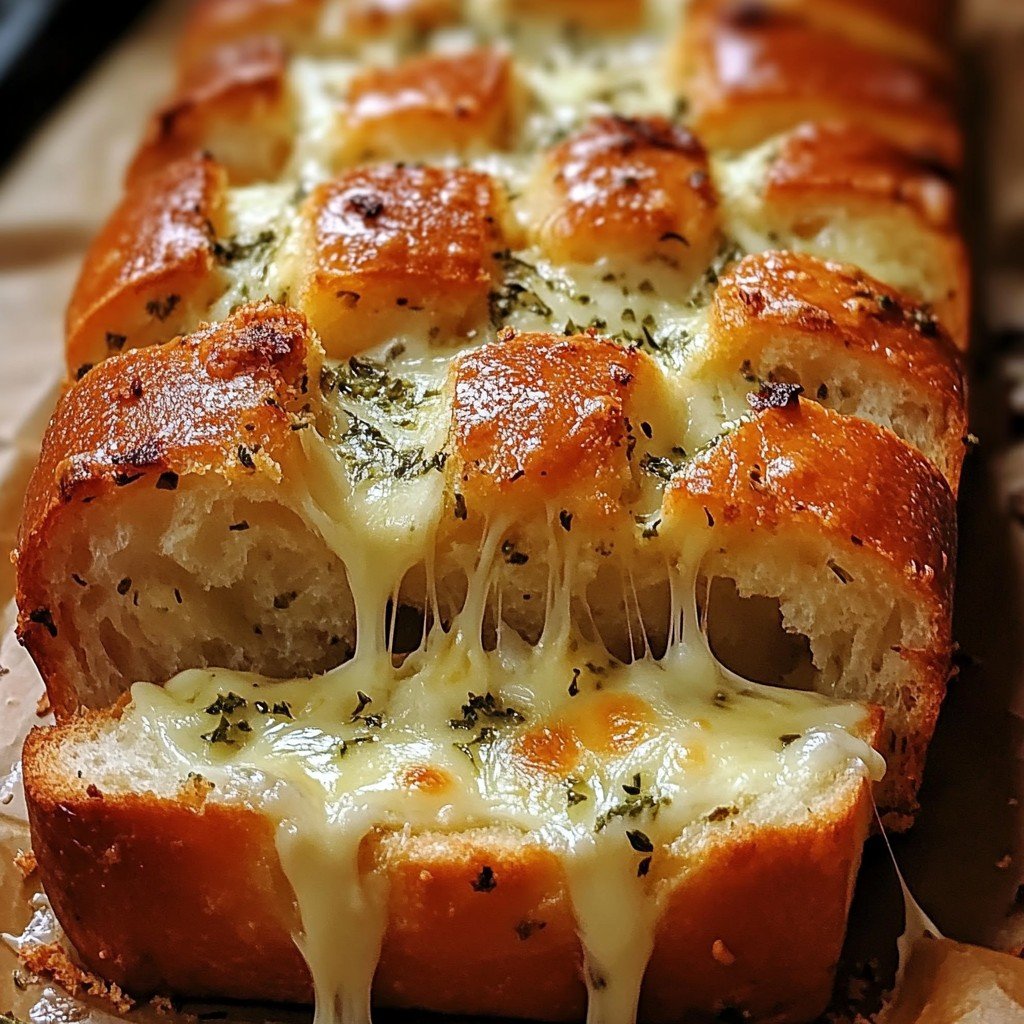 5-Ingredient Italian Herb Cheese Bread