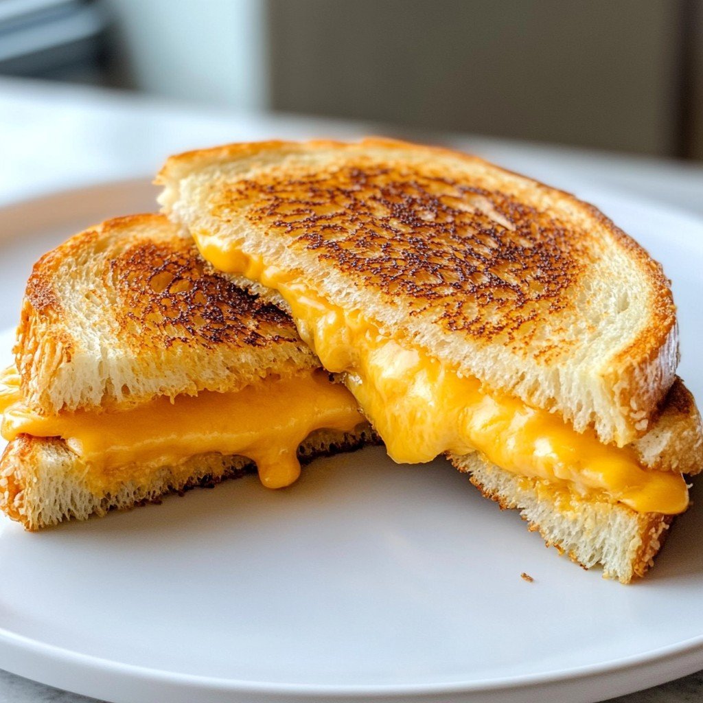 5-Minute Crispy Air Fryer Grilled Cheese Snack