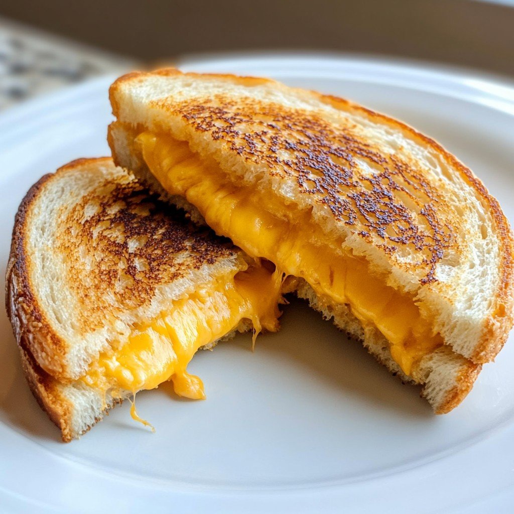 5-Minute Crispy Air Fryer Grilled Cheese Snack