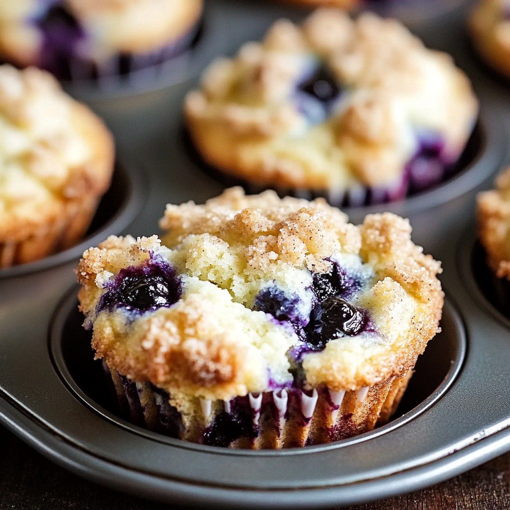 6-Ingredient Blueberry Cream Cheese Muffins Breakfast