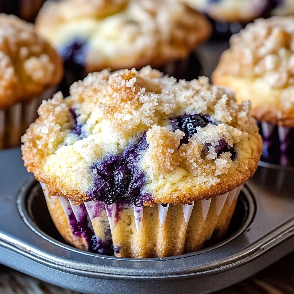 6-Ingredient Blueberry Cream Cheese Muffins Breakfast