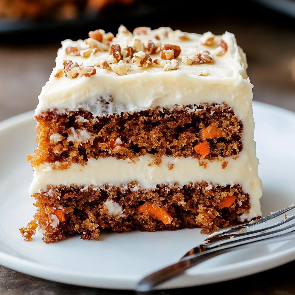 6-Ingredient Classic Carrot Cake with Cream Cheese Frosting