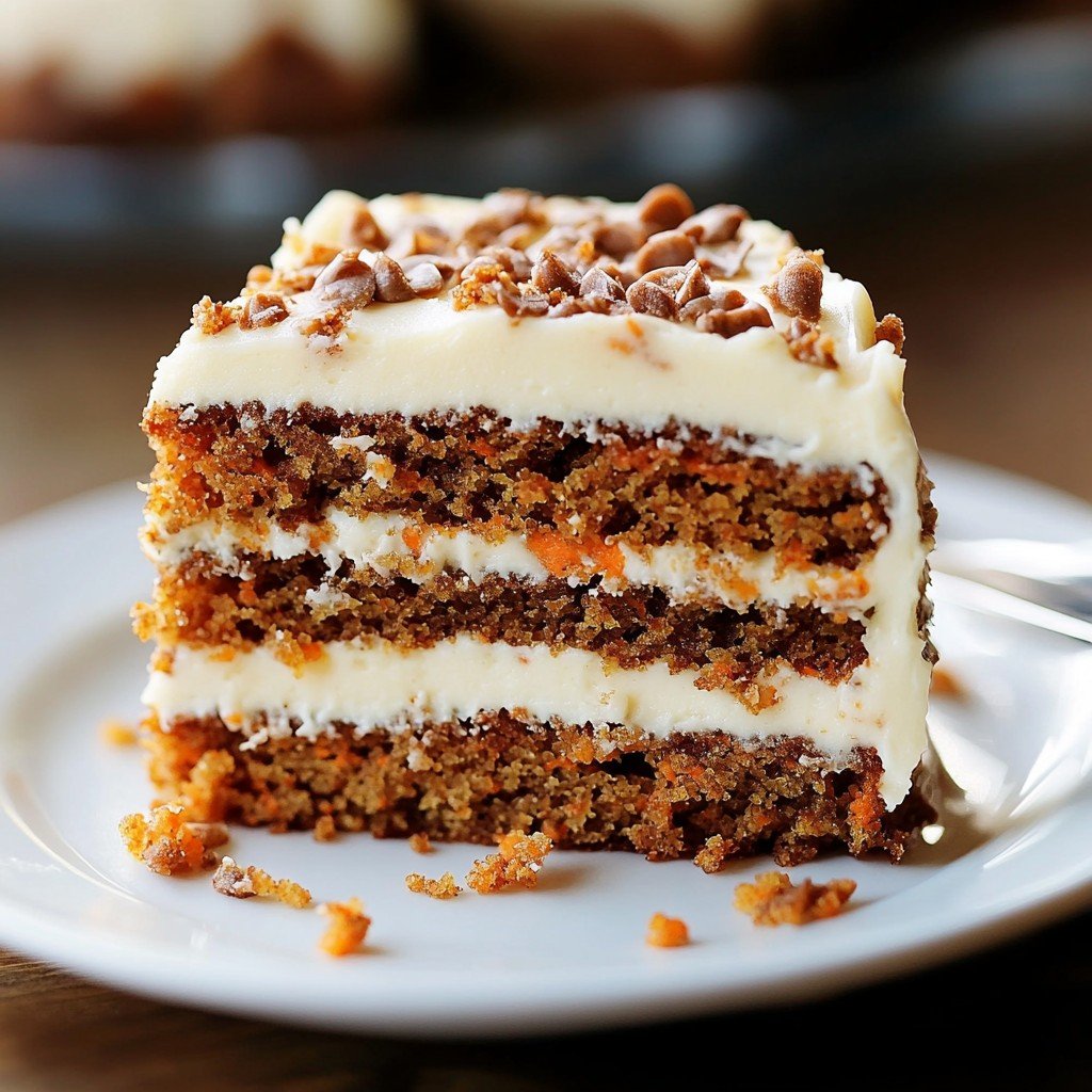 6-Ingredient Classic Carrot Cake with Cream Cheese Frosting