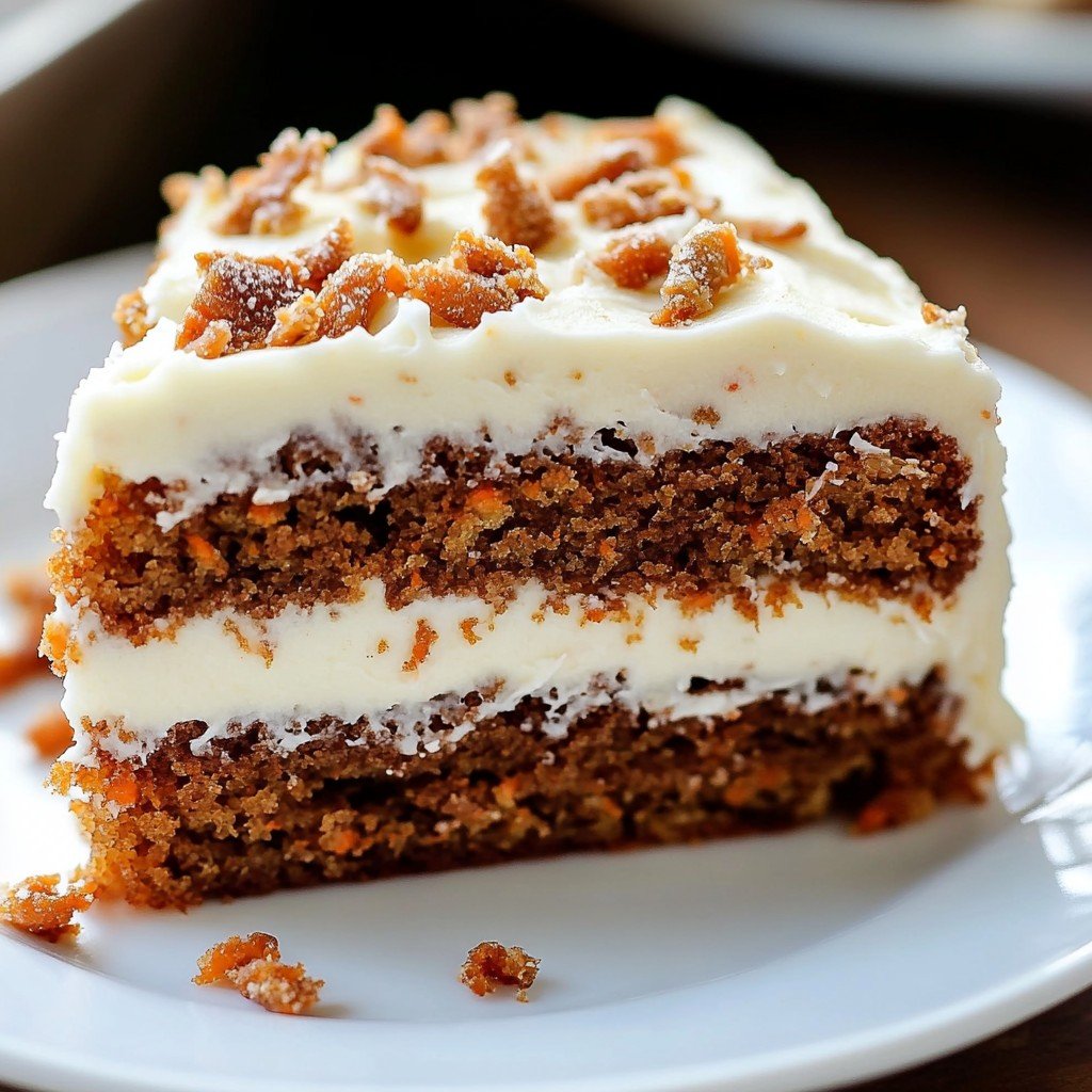 6-Ingredient Classic Carrot Cake with Cream Cheese Frosting