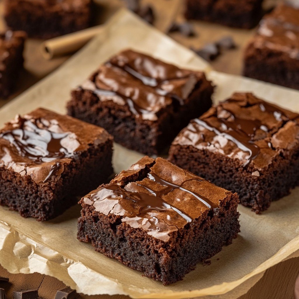 6-Ingredient Fudgy Banana Bread Brownies