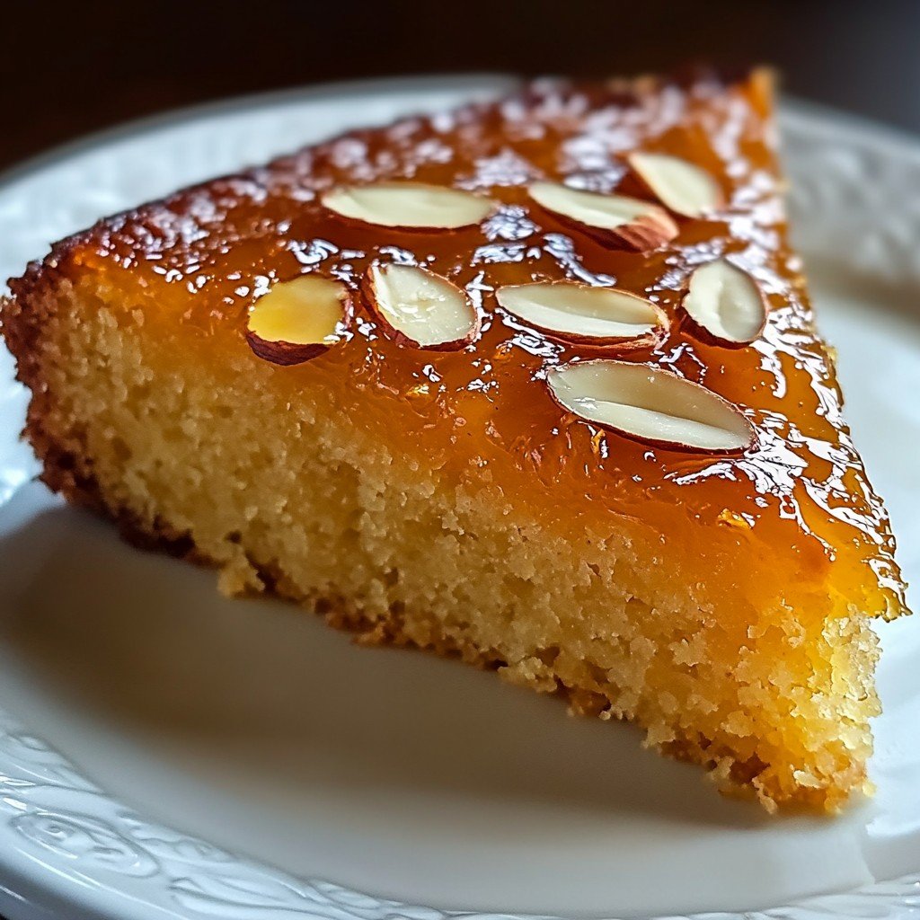 Almond Orange Yogurt Cake