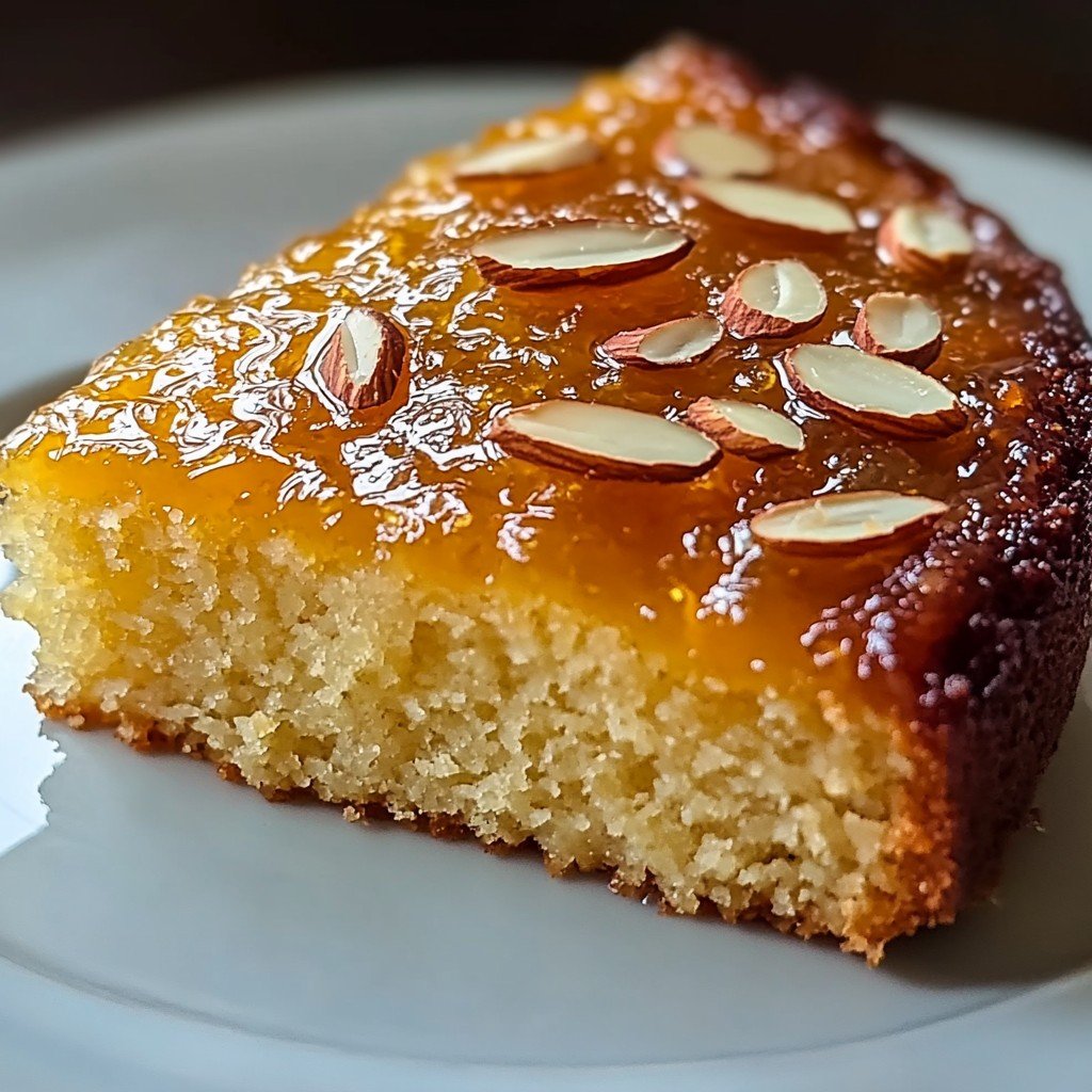 Almond Orange Yogurt Cake