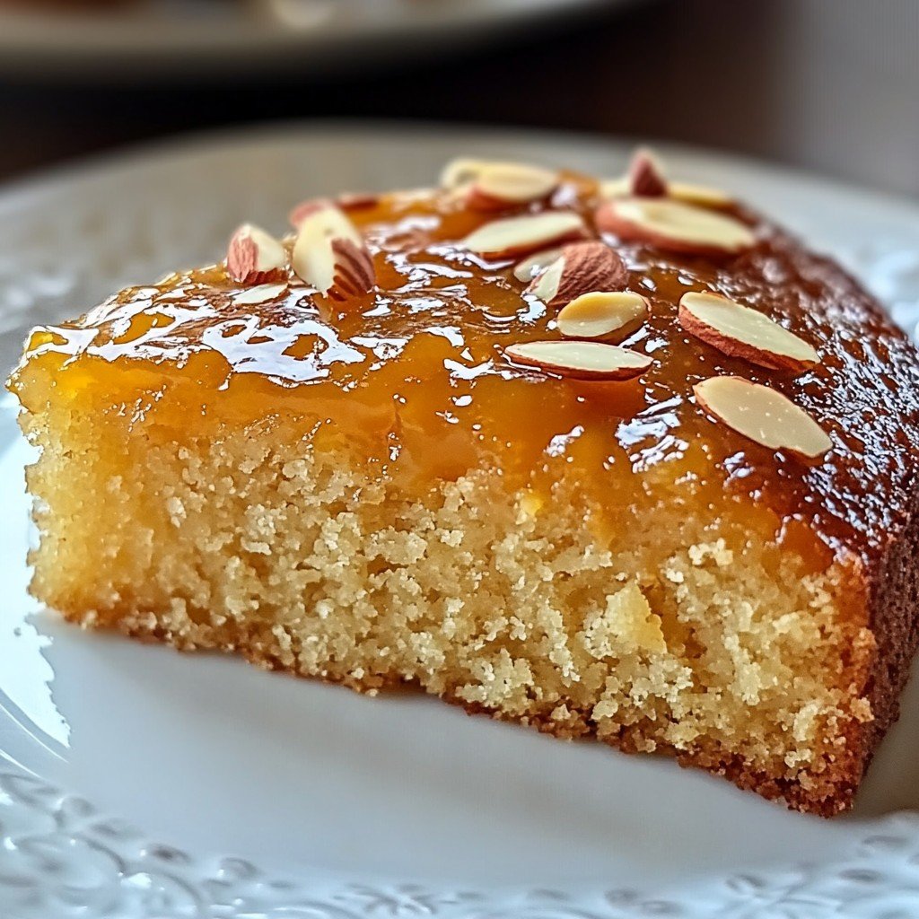Almond Orange Yogurt Cake