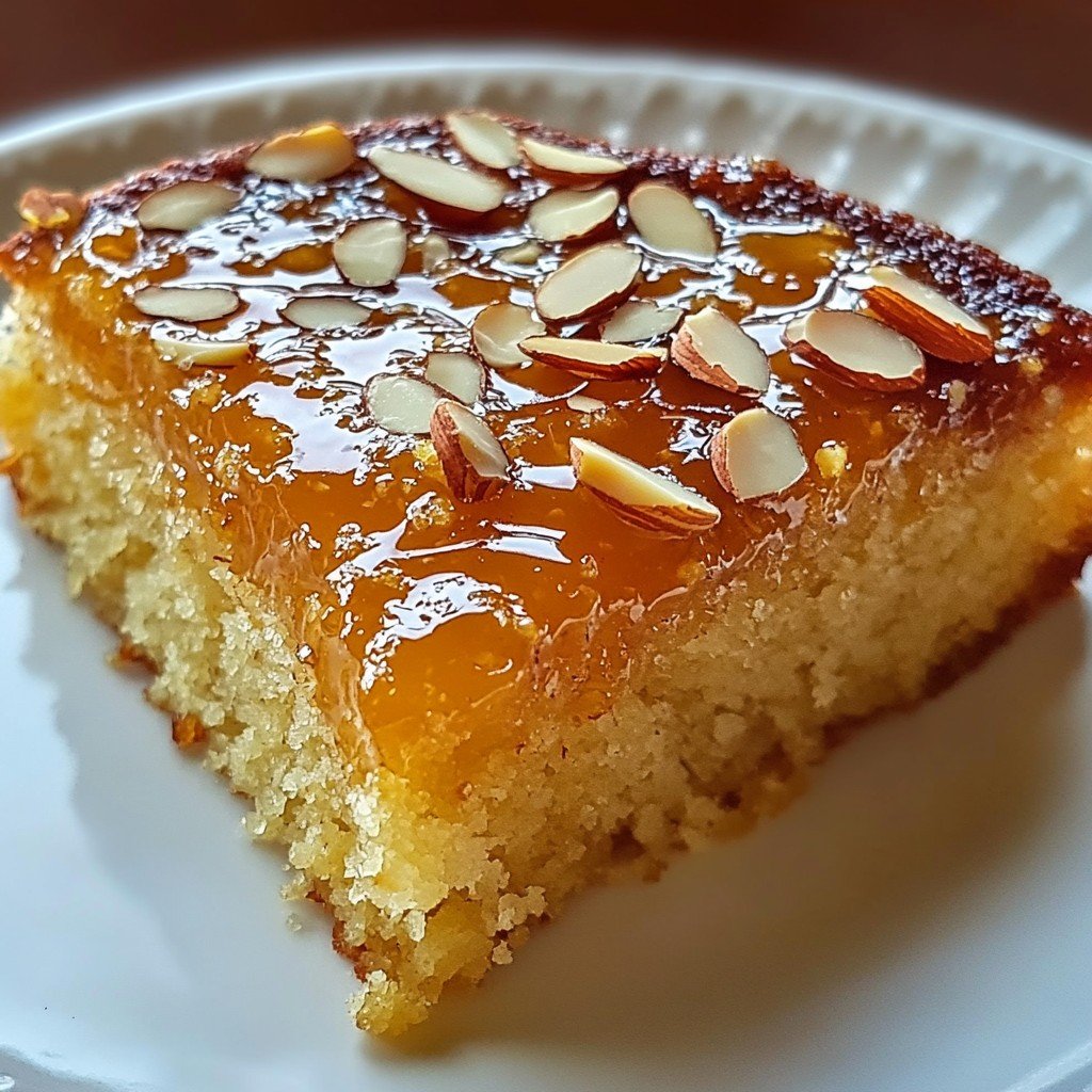 Almond Orange Yogurt Cake