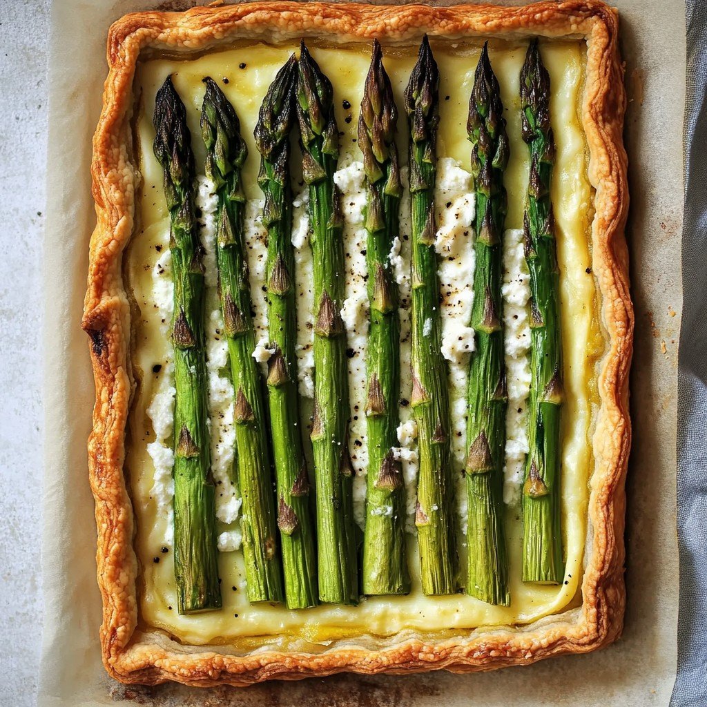 Asparagus and Goat Cheese Tart