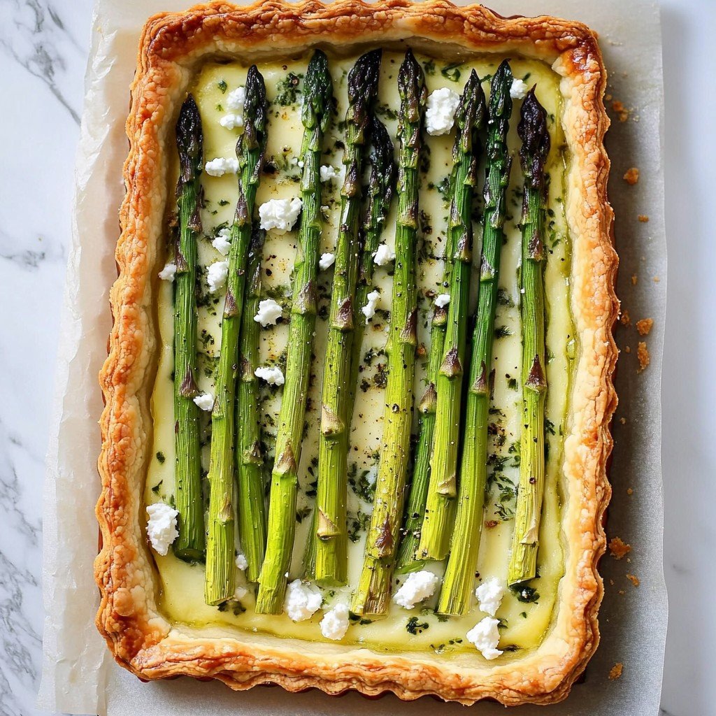 Asparagus and Goat Cheese Tart