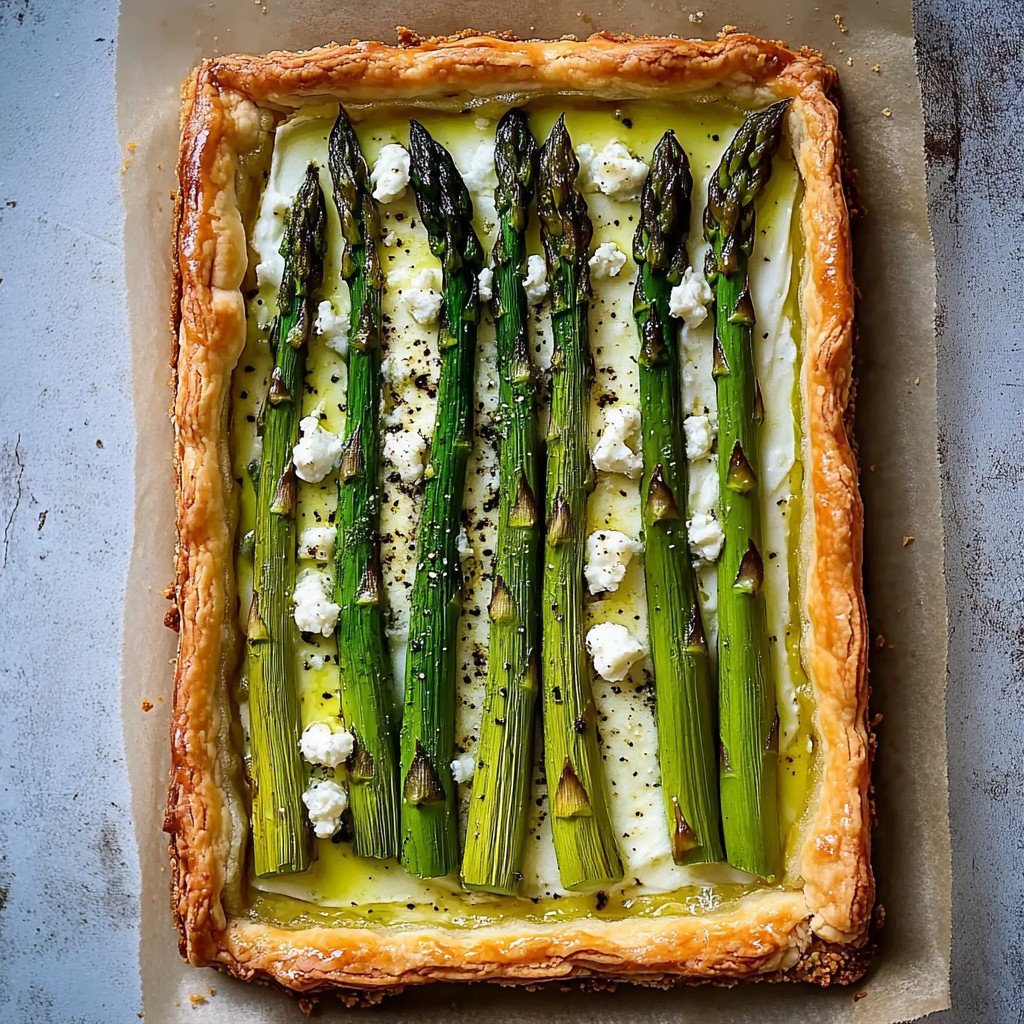 Asparagus and Goat Cheese Tart