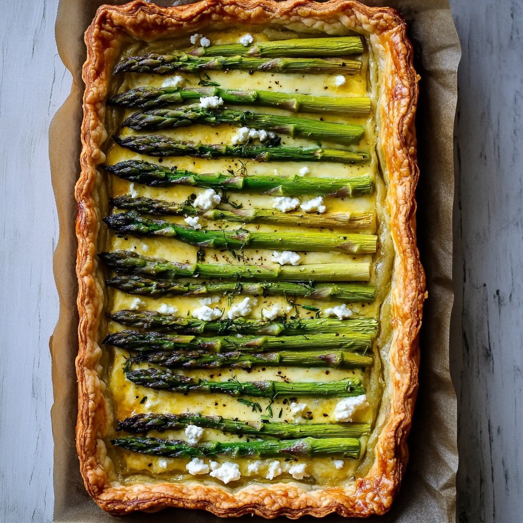 Asparagus and Goat Cheese Tart