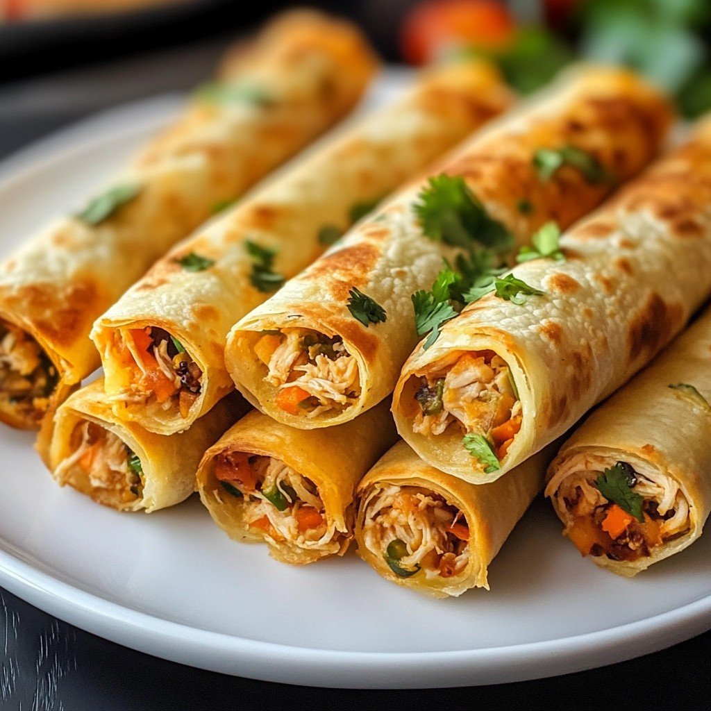 Baked Turkey Taquitos Easy Graduation Party Food