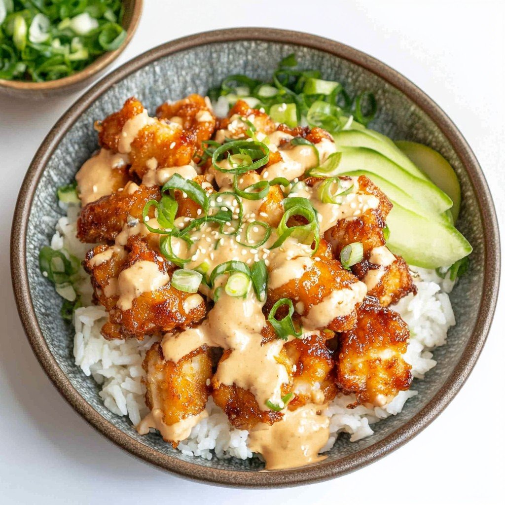 Bang Bang Chicken Rice Bowl Muckbang Favorite