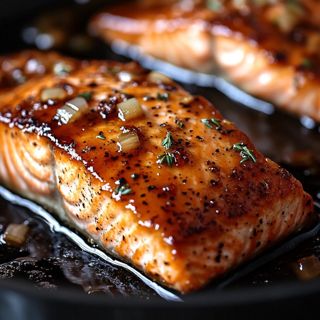 Brown Sugar Glazed Salmon
