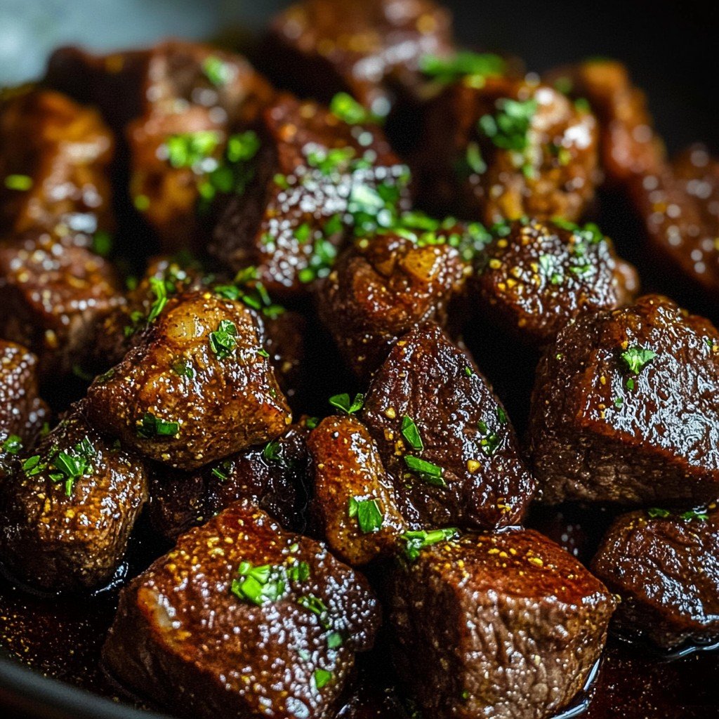 Cajun Garlic Butter Steak Bites