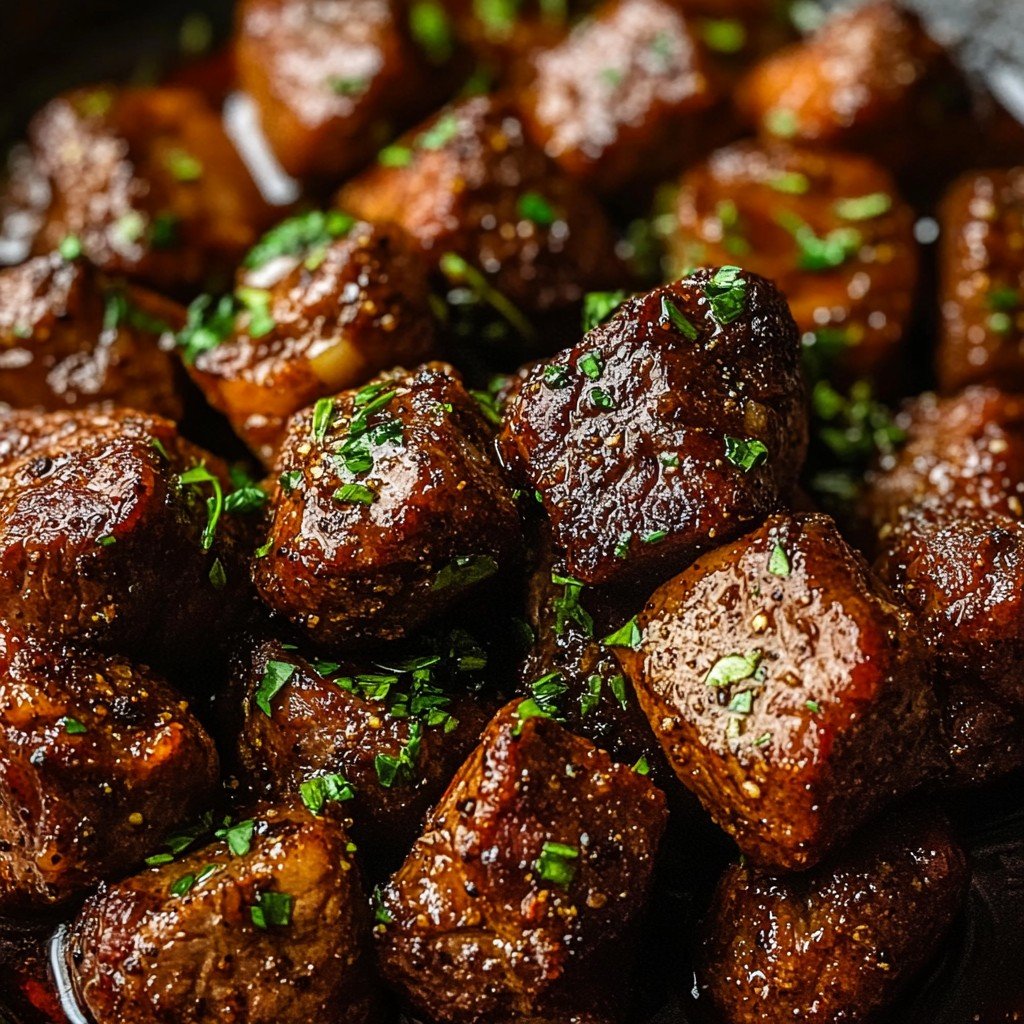 Cajun Garlic Butter Steak Bites