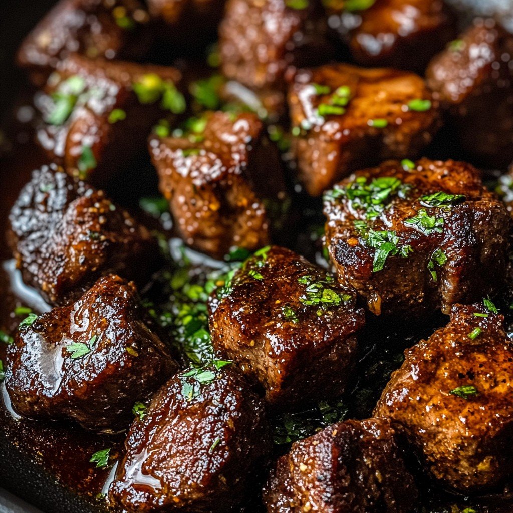 Cajun Garlic Butter Steak Bites