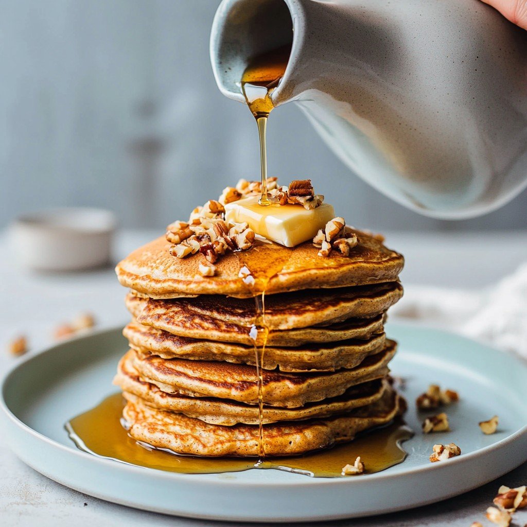 Carrot Cake Pancakes (Easy Blender Recipe)