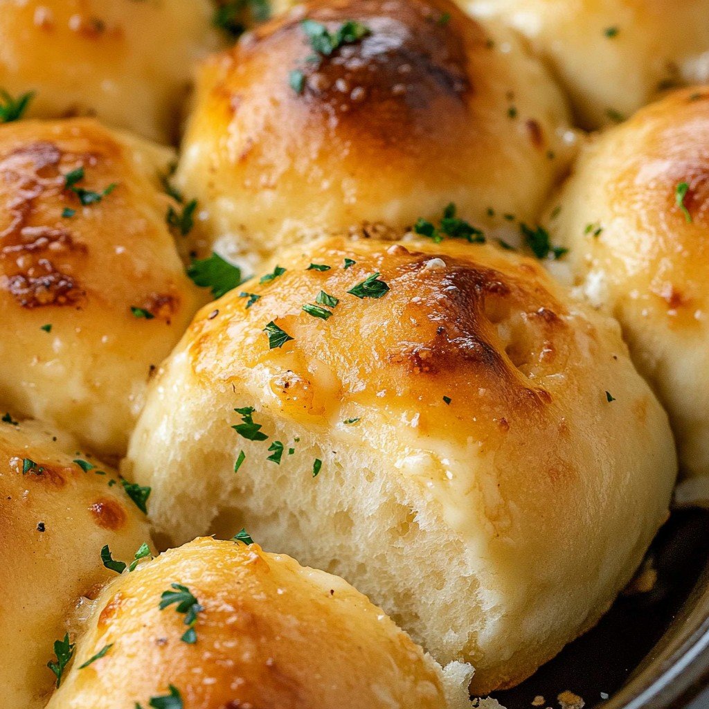 Cheesy Cowboy Butter Dinner Rolls