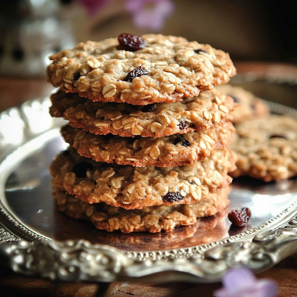 Cherry Pecan Oatmeal Cookies