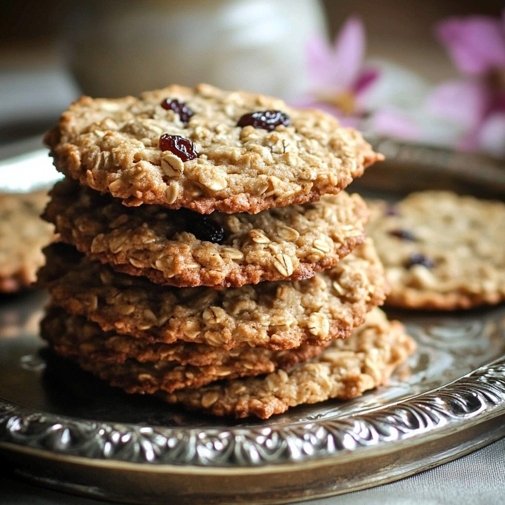 Cherry Pecan Oatmeal Cookies