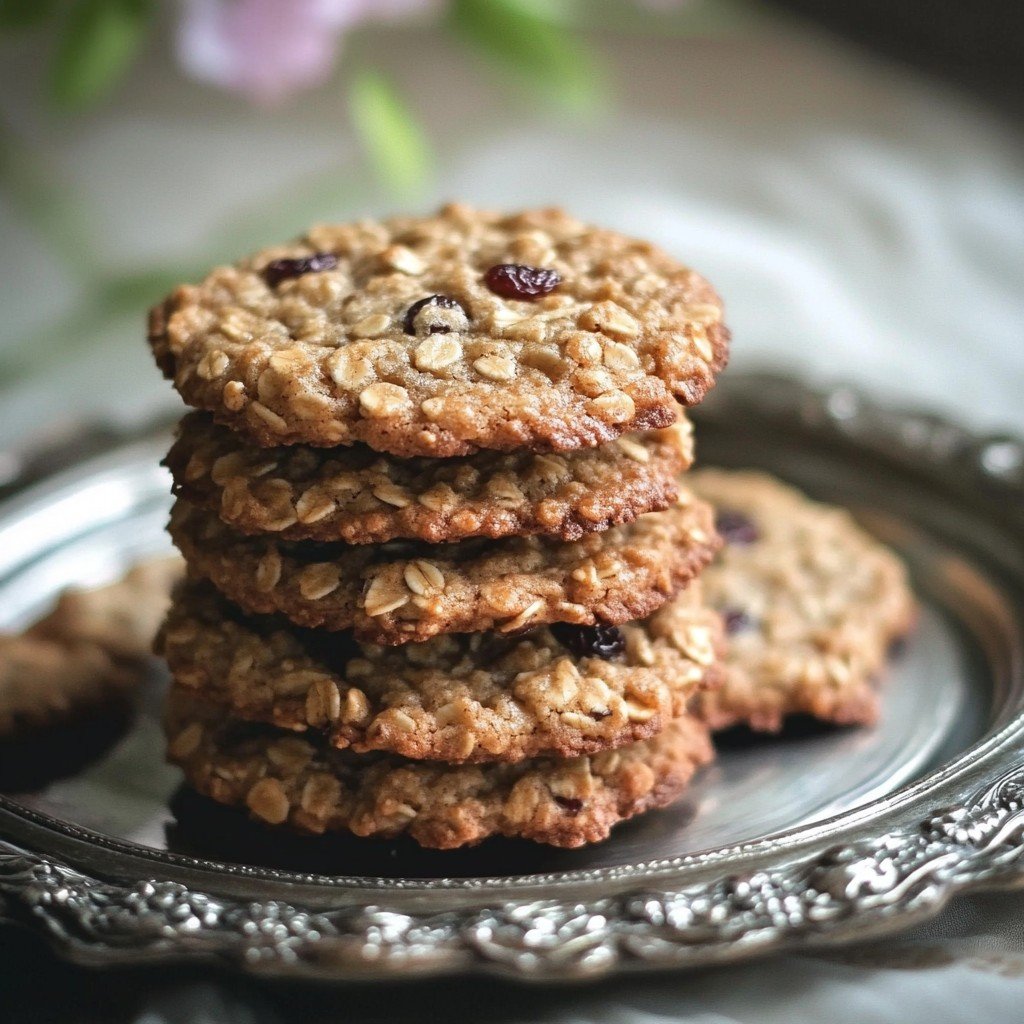 Cherry Pecan Oatmeal Cookies