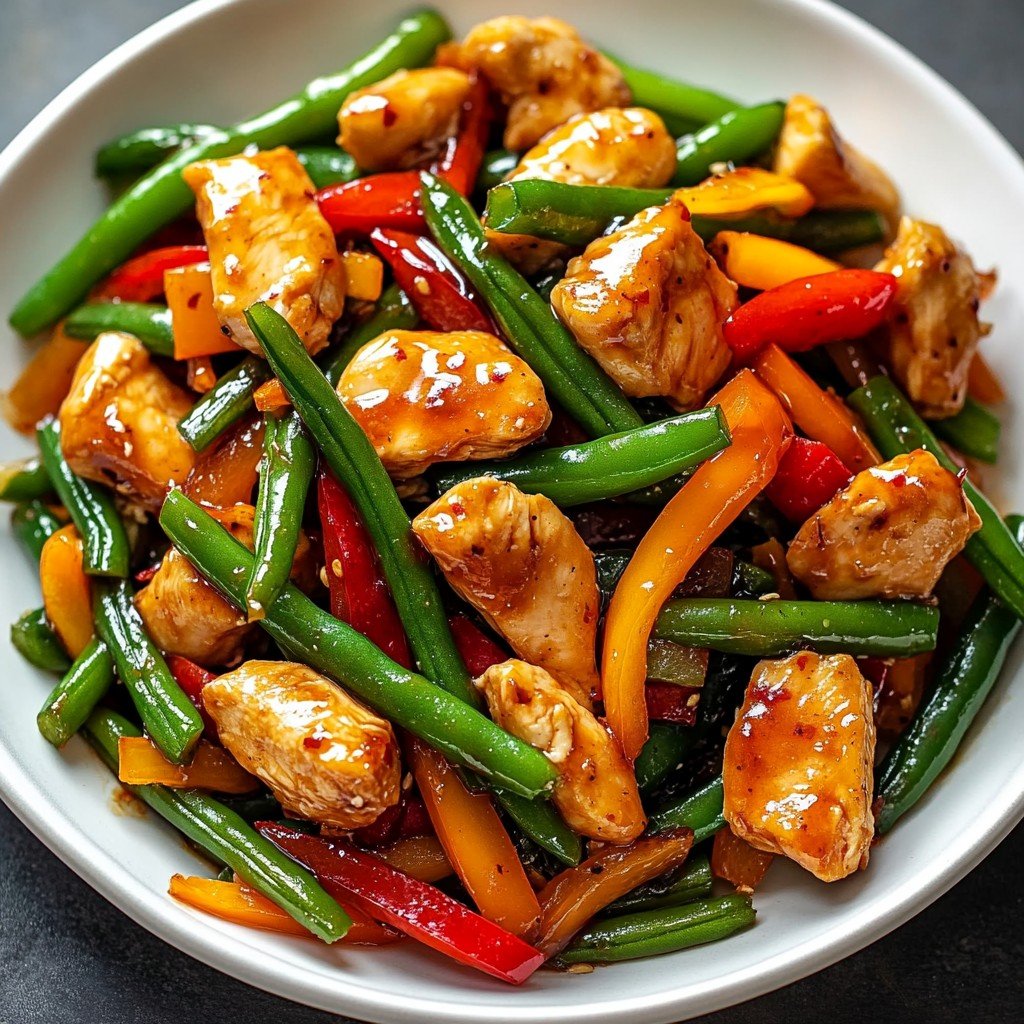 Chicken Green Bean Stir Fry