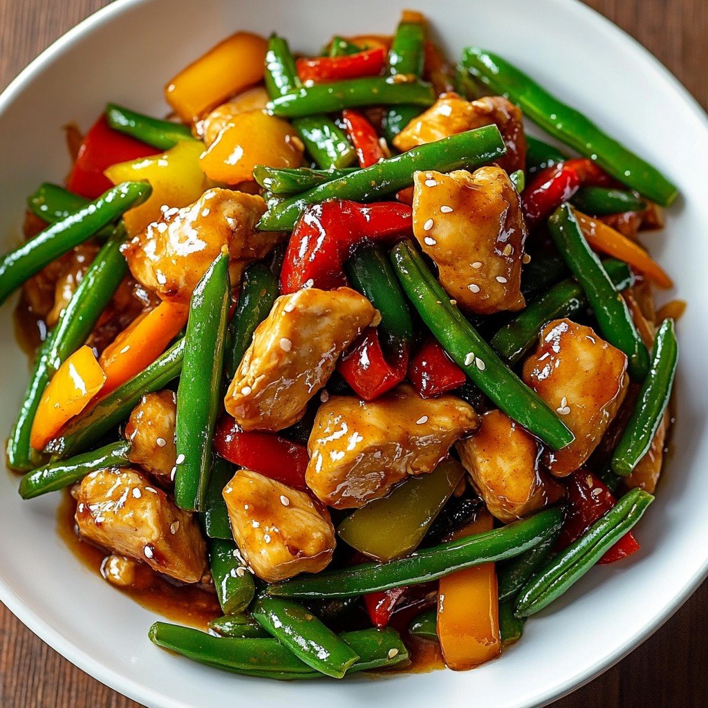 Chicken Green Bean Stir Fry
