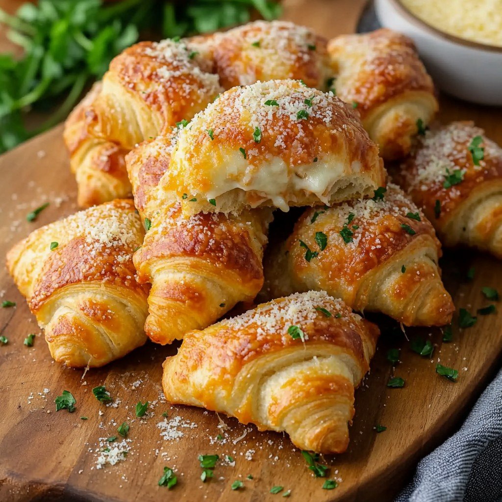 Chicken Parmesan Crescent Rolls