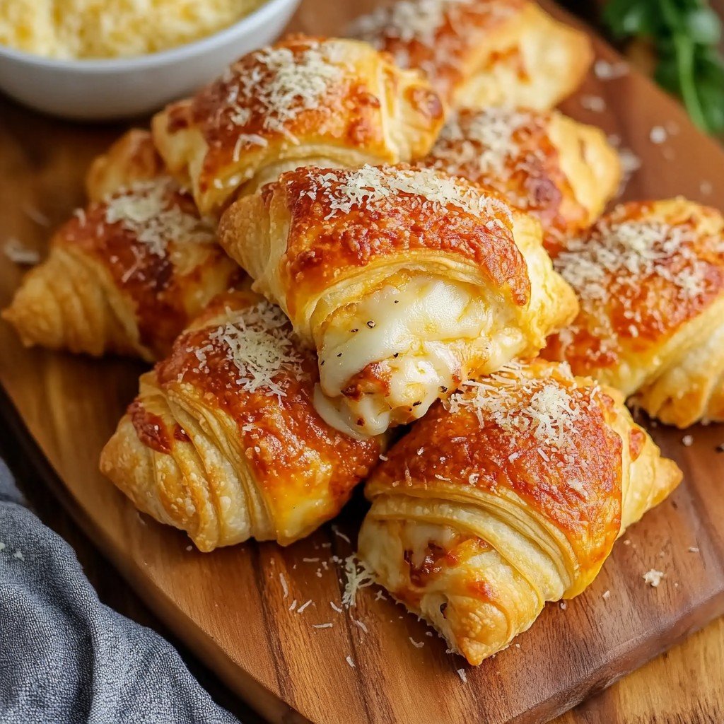 Chicken Parmesan Crescent Rolls