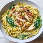 Chicken Spinach Penne Easy Pasta