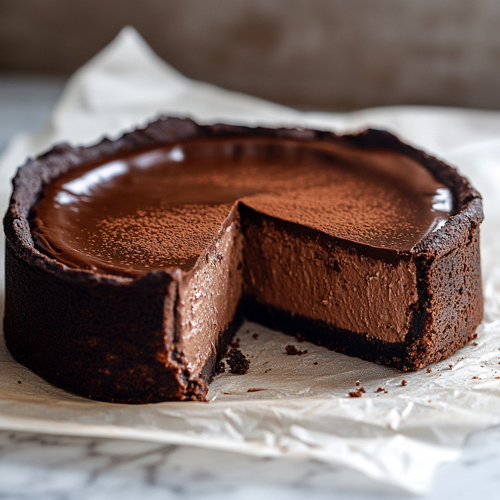 Chocolate Basque Burnt Cheesecake