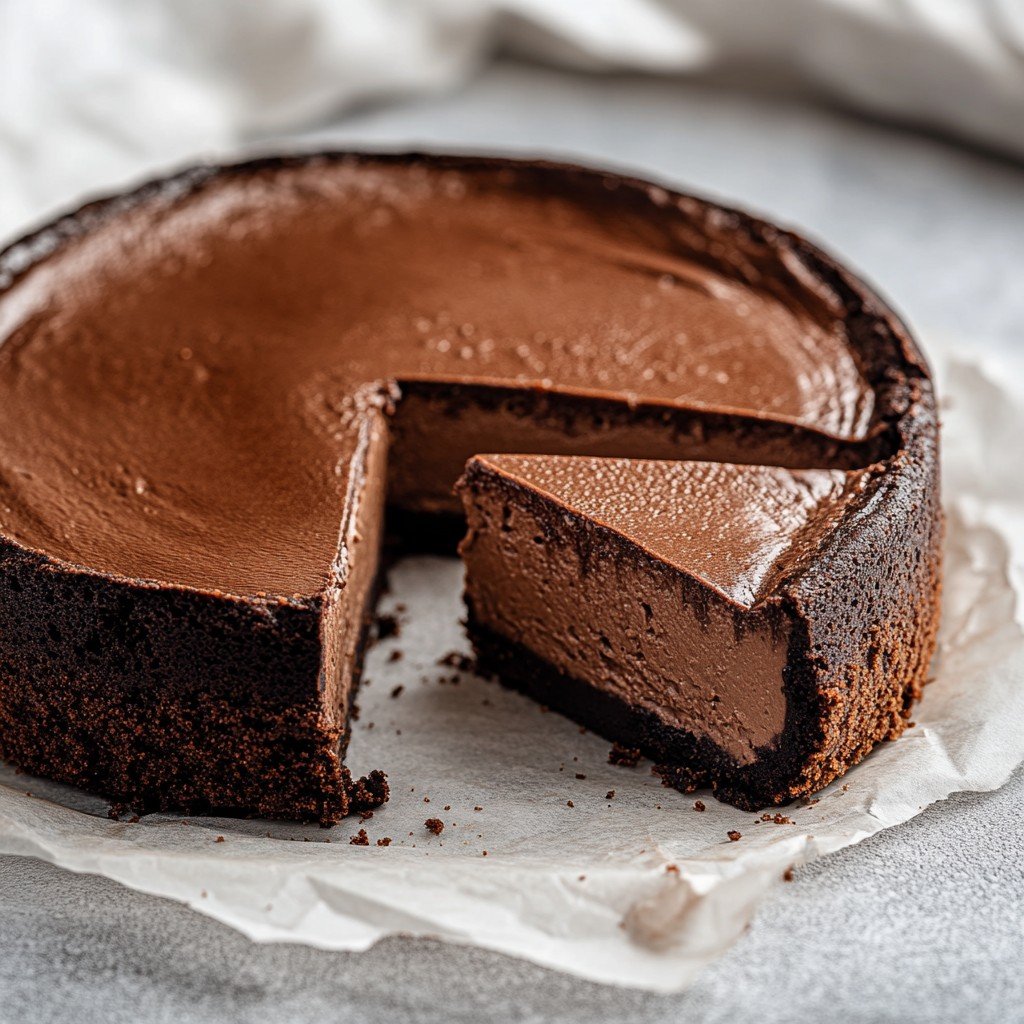 Chocolate Basque Burnt Cheesecake