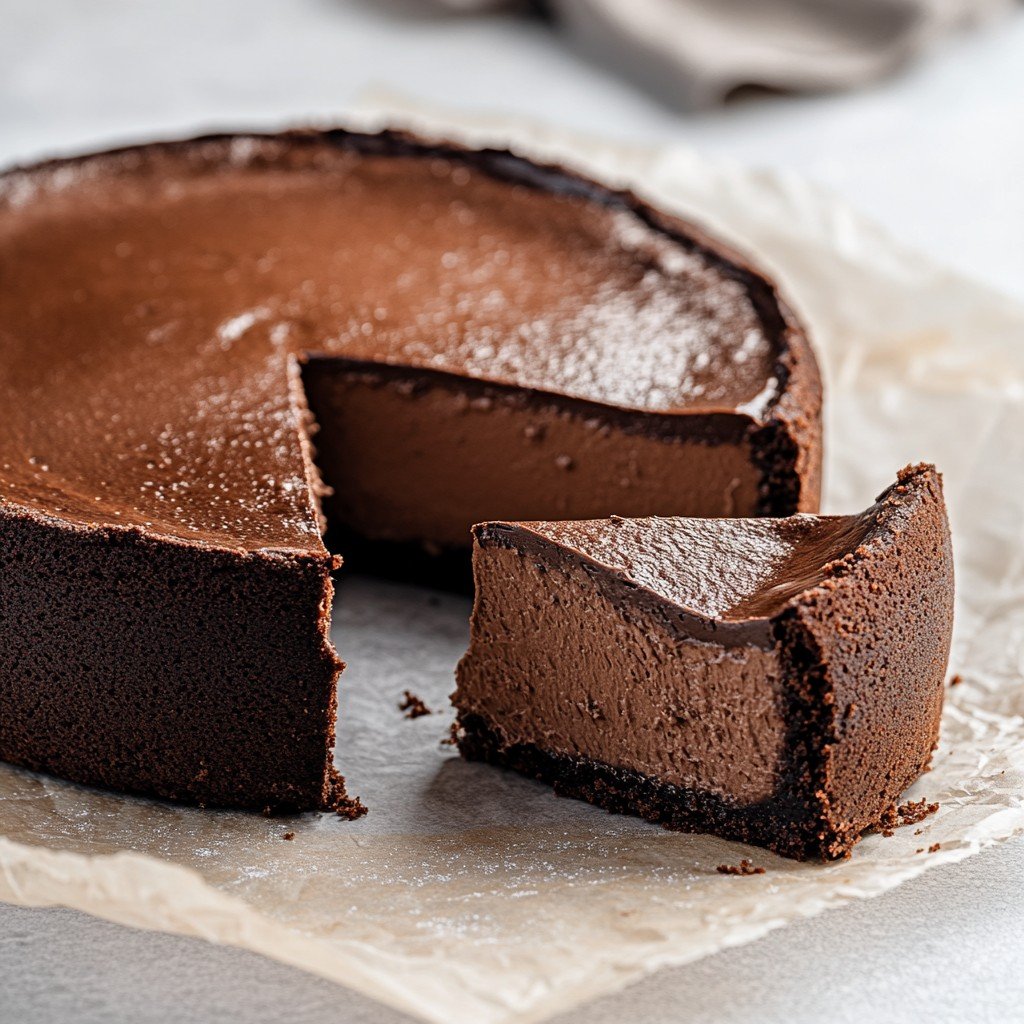 Chocolate Basque Burnt Cheesecake