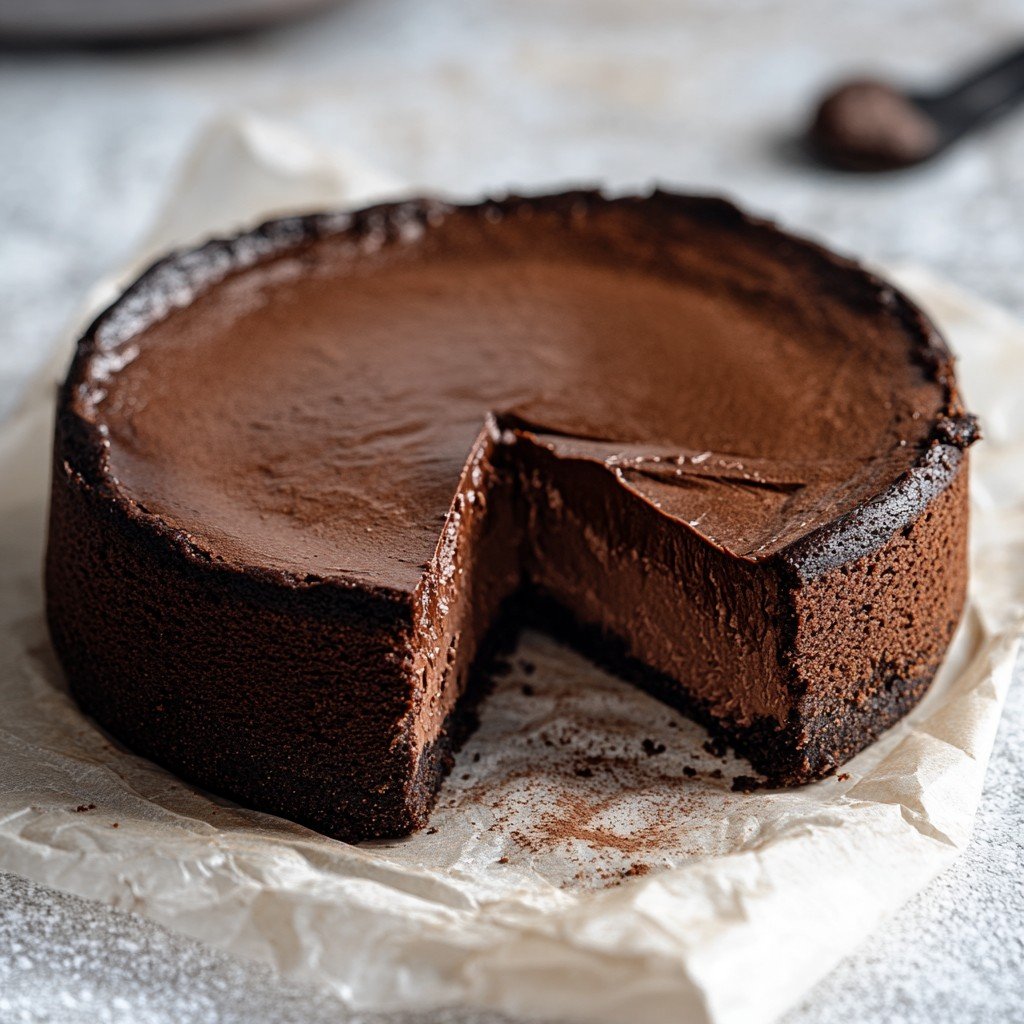 Chocolate Basque Burnt Cheesecake