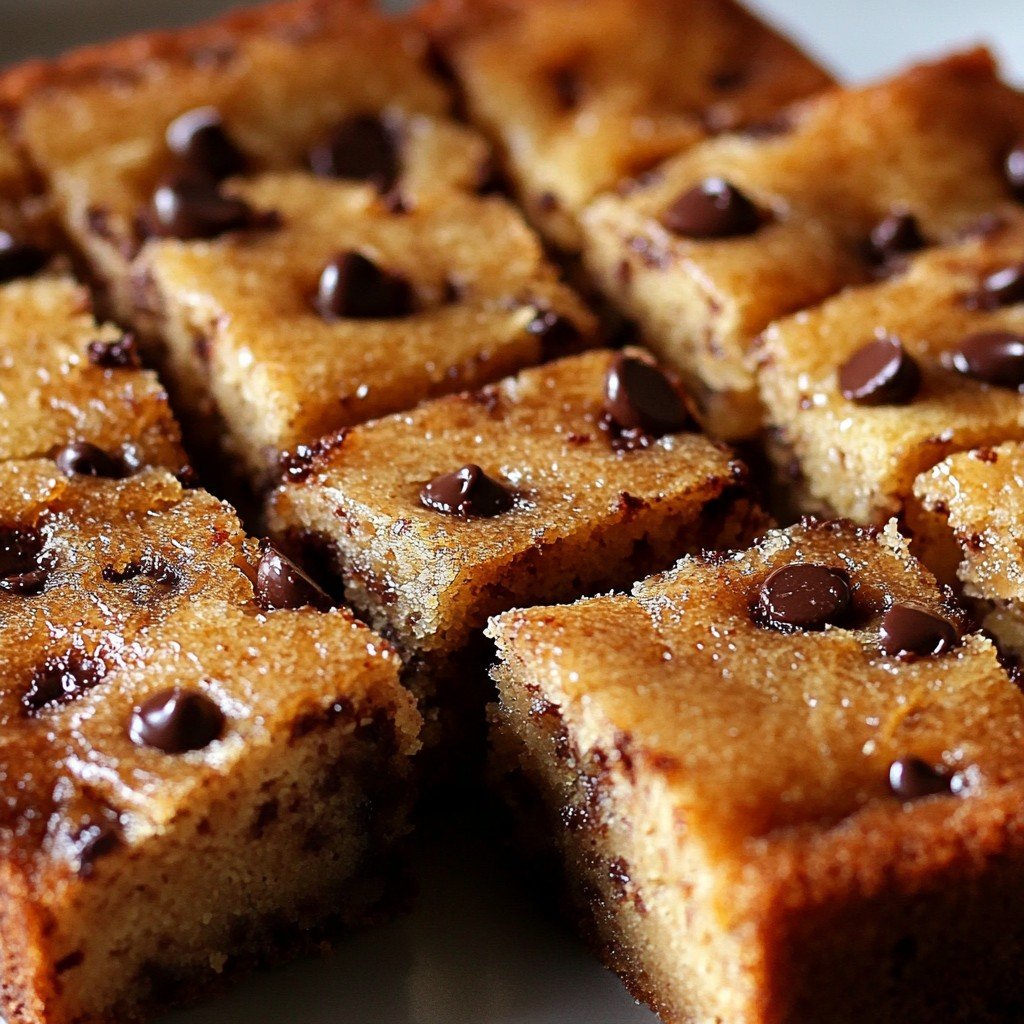 Chocolate Chip Banana Bars