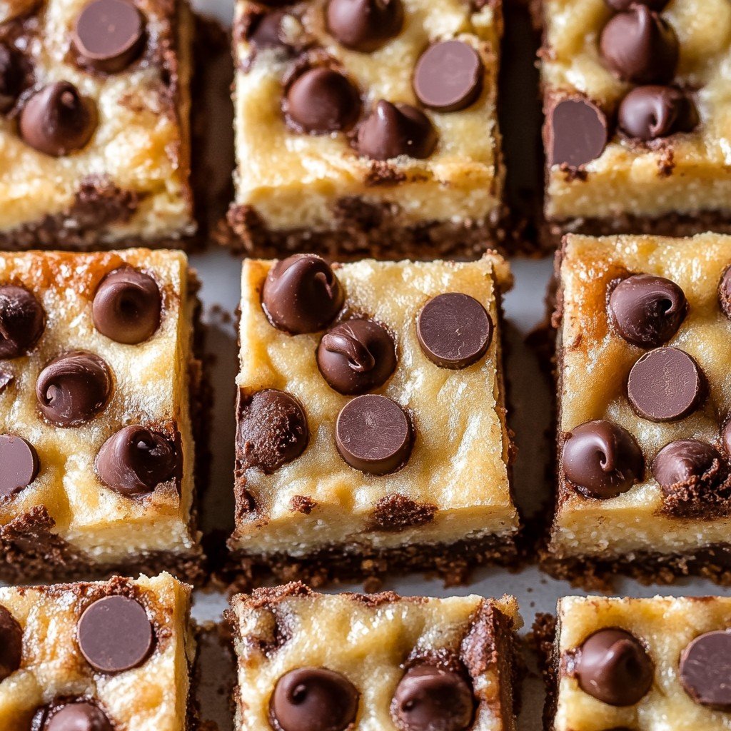 Chocolate Chip Cheesecake Bars